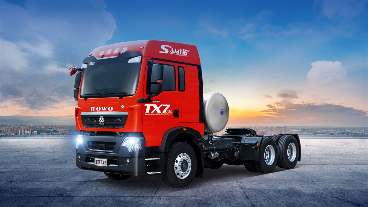 Heavy-duty 6x4 tractor unit